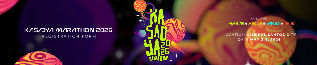 Kasadya Marathon 2026 event banner