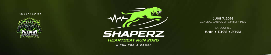 Shaperz Heartbeat Run 2026 event banner
